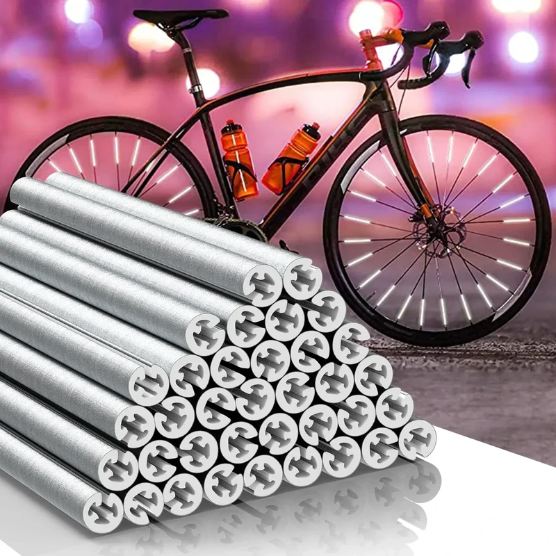 Büchel Unisex Speichenreflektoren Seku Clips 36er Verpackung, silber, 80 mm EU