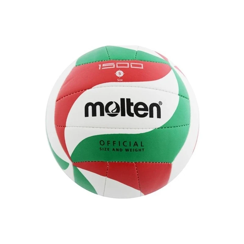 Molten Volleyball V5m1500, Weiß/Grün/Rot, 5
