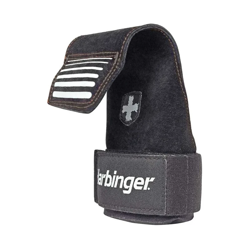 Harbinger Lifting Grips Hebegurt für Handgelenkschutz, Gewichtheben, Krafttraining, Schwarz, blacks - Image 1