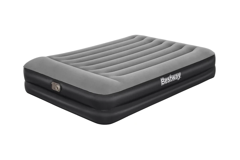 Bestway TriTech Luftbett Aerolux mit integrieter Elektropumpe Double XL/Mid 203 x 152 x 46 cm, Schwarz - Image 1