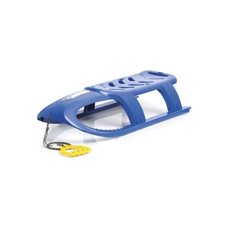 Hoher Schlitten mit Stahlgleitern und Seil, Modell bullet blue - Image 1