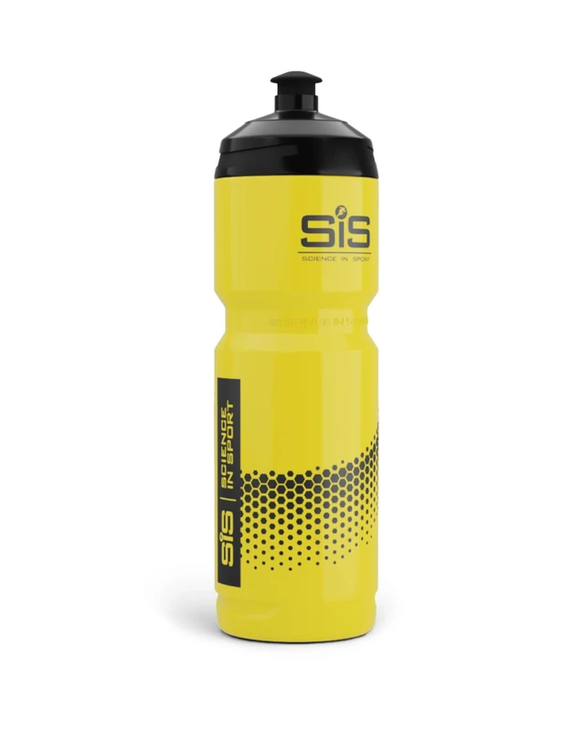 Science in Sport Trinkflasche gelb 800ml - Mit praktischem Easy Mix System, Wasserflasche Fahrrad, Fitness, Wandern und Arbeit, Spülmaschinenfest - Image 1