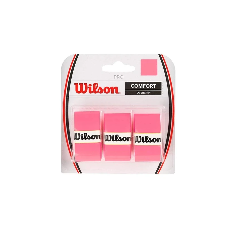 Wilson Unisex Griffband Pro Overgrip, pink, 3 Stück, WRZ4014PK WRZ4005PK STANDARD