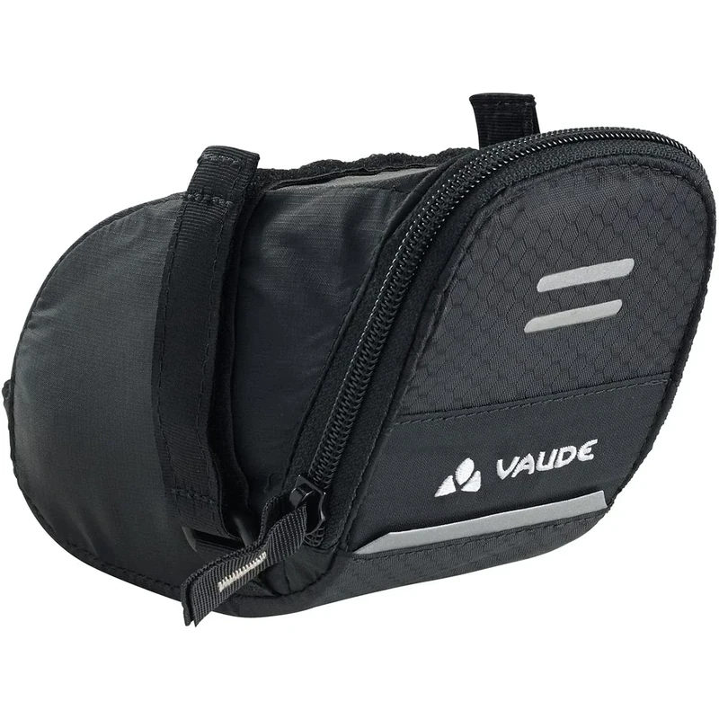 VAUDE Race Light XL – Ultraleichte Satteltasche fürs Fahrrad, Fahrrad Satteltasche mit Klett-Befestigung & Innentaschen, Recycelte Materialien – Ideal für Dein Rennrad