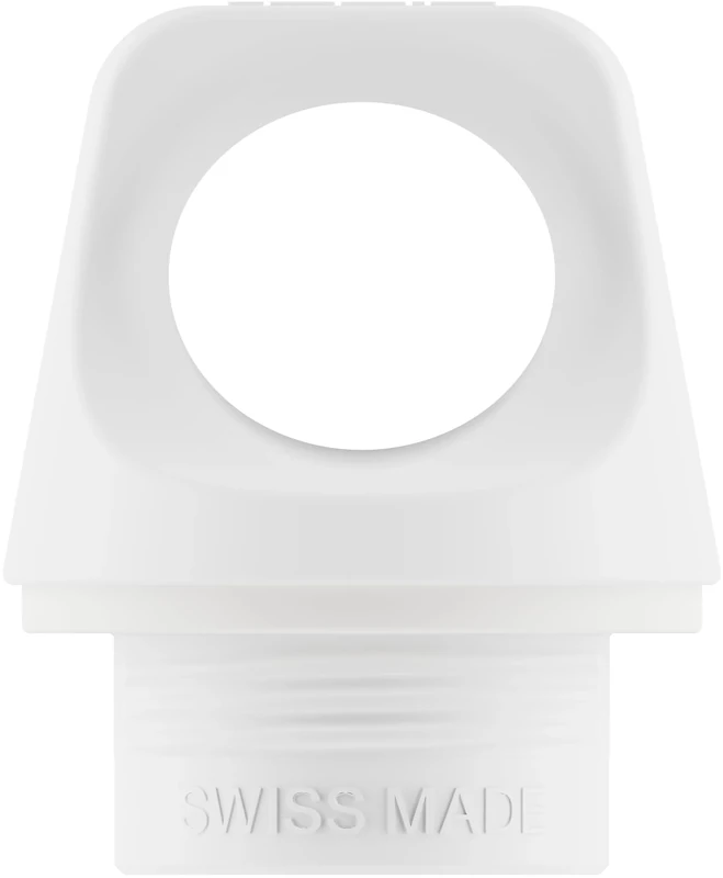 SIGG Screw Top White Verschluss (One Size), Ersatzteil Trinkflasche mit Enghals oder WMB Adapter, auslaufsicherer Verschluss