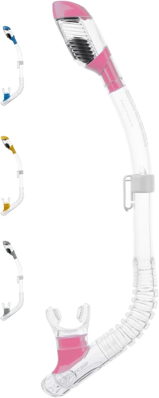 Cressi ES258840 Schnorchel, Transparent/Rosa, Einheitsgröße