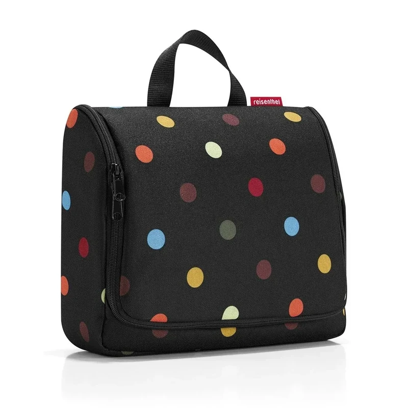 reisenthel toiletbag XL dots - praktischer Kulturbeutel mit Haken, wasserabweisendes Material - Image 1