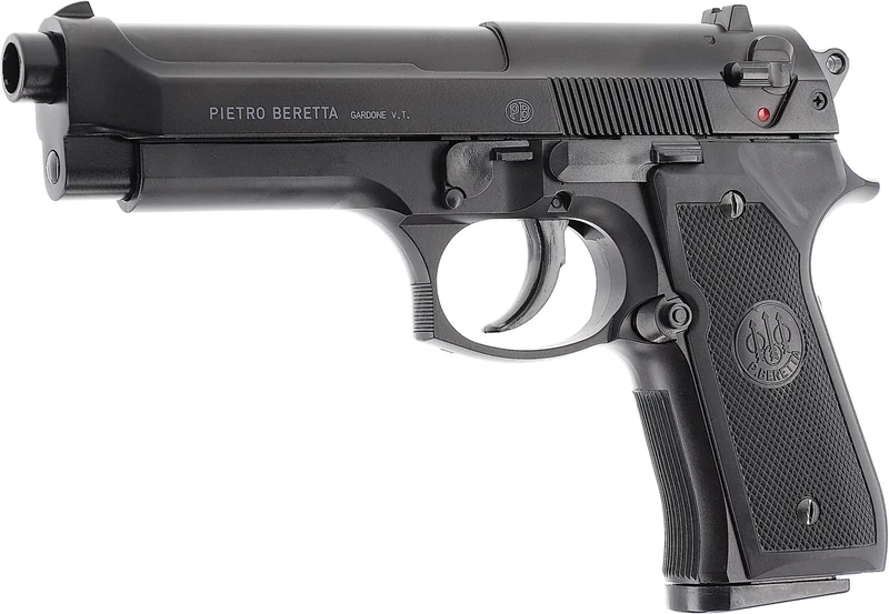 Beretta Airsoft Pistole MOD. 92 FS HME, Federdruck Waffe mit 0,5 Joule, inkl. 100 x 6 mm BB Soft-Air Kugeln, Heavy Metal Energy