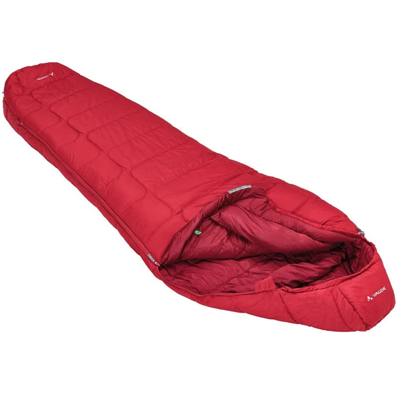 VAUDE Mumienschlafsack 220 cm Sioux 800, atmungsaktiver 3-Jahreszeiten Schlafsack, kompakter Kunstfaserschlafsack 1500g für Indoor & Outdoor-Camping