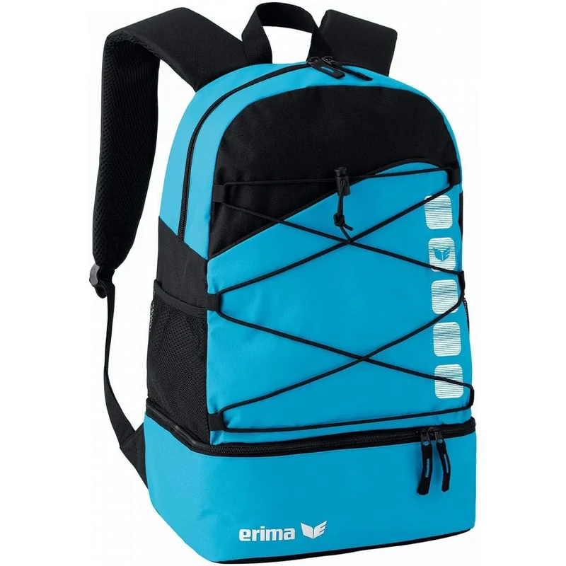 Erima Unisex CLUB 5 Multifunktionsrucksack mit Bodenfach (723574), curacao/schwarz, 1 - Image 1