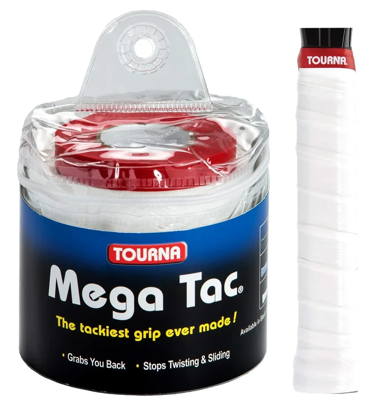 Tourna Unisex – Erwachsene Mega Tac 30er White, weiß, One Size - Image 1