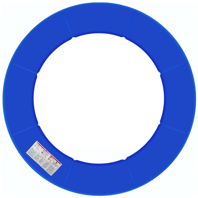 Baunsal® Trampolin Randabdeckung Ø 487 cm mit 32 cm breite in blau und 20 mm dick uv-beständig reißfest Trampolin Ersatzteile Trampolin Rahmenpolsterung Schutzrand für das Trampolin Outdoor