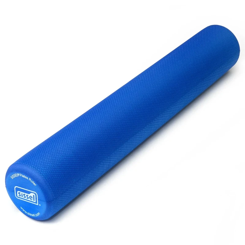SISSEL Pilates Roller Pro | Strapazierfähiger Kautschuk | Ideal für Anfänger & Fortgeschrittene | Vielseitiges Training zuhause & Studio | Länge: 100cm | Farbe: Blau - Image 1