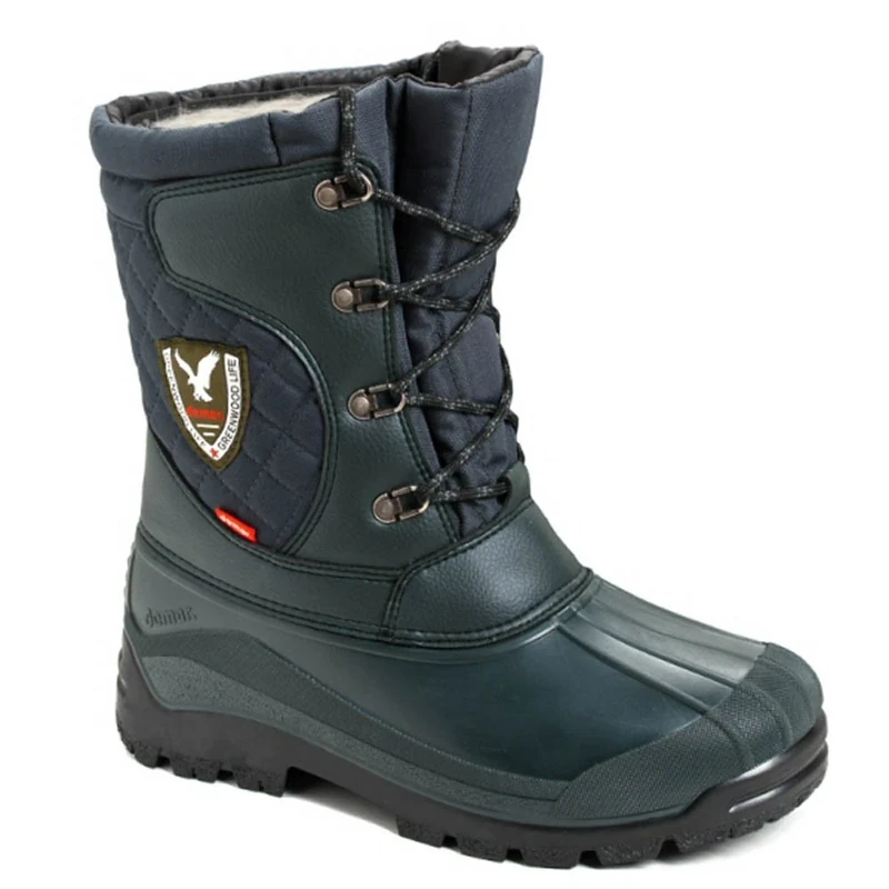 demar. Thermostiefel Jagdstiefel mit Wolle gefüttert Logan, Grün, 47 EU