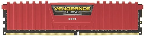 Corsair Vengeance LPX 8GB (2x4GB) DDR4 3000MHz C15 XMP 2.0 High Performance Desktop Arbeitsspeicher Kit, rot