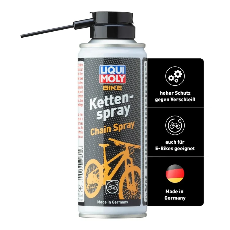 LIQUI MOLY Bike Kettenspray | 400 ml | Fahrrad Haftschmierstoff ohne Kupfer | Art.-Nr.: 6055