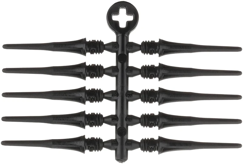 Cosmo Darts - Fit Point Plus - 50er Pack Schwarz