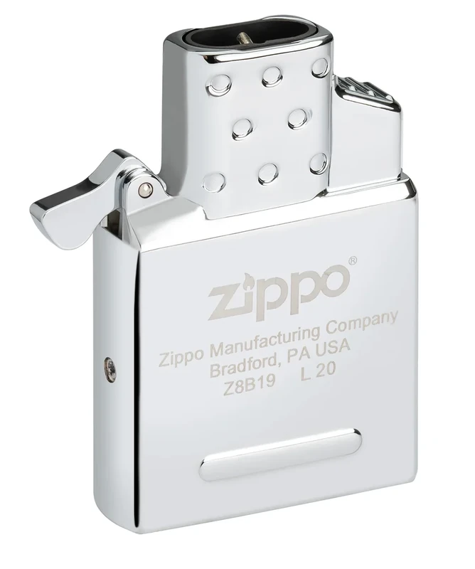 Zippo Gaseinsatz für Sturmfeuerzeuge - Double Flame Insert - Nachfüllbar mit Butangas - Passt in alle klassischen Zippo-Gehäuse