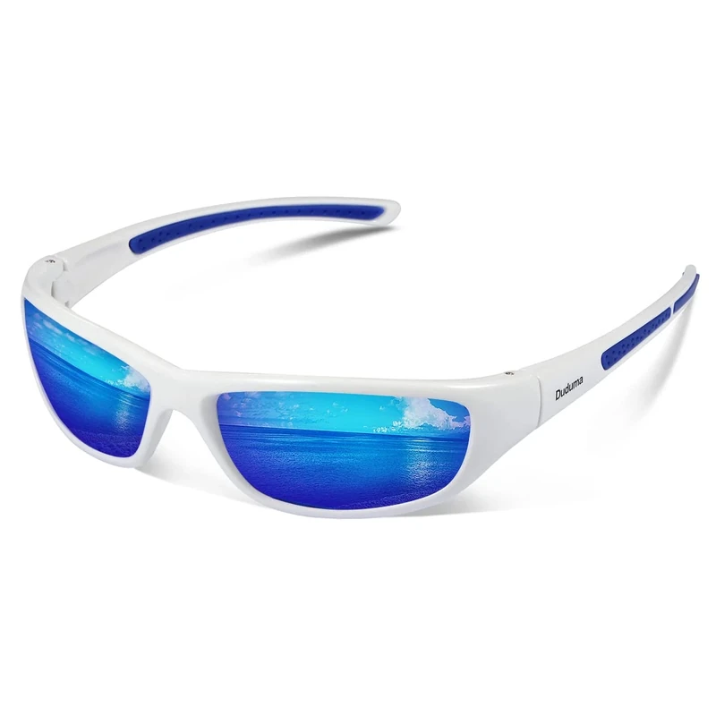Duduma Sonnenbrille Herren Polarisiert Sportbrille Fahrrad Brillen für Herren Damen Angeln Sport mit UV400 Schutz Tr8116