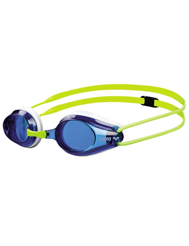 arena Tracks Junior Anti-Fog Wettkampf Schwimmbrille für Kinder, Schwimmbrille mit UV-Schutz, 4 Austauschbaren Nasenstegen, Silikon Dichtungen