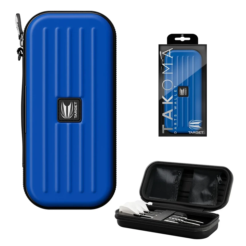 Target Darts Blau Takoma Regular Darts Case - Holds x 1 Satz Darts Brieftasche