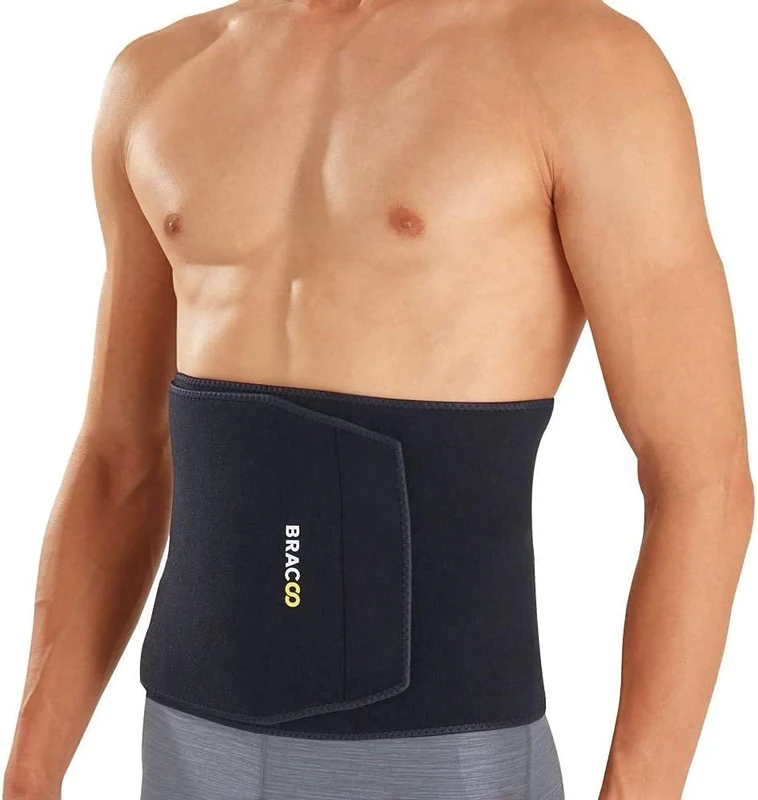 Bracoo Bauchweggürtel für Herren Damen, Schwitzgürtel für Gym, Sport, Training, Verstellbarer Fitness Gürtel, Flexibel Neopren Bauchgürtel, Waist Trainer für Fitnesstraining, SE22, L/XL - Image 1