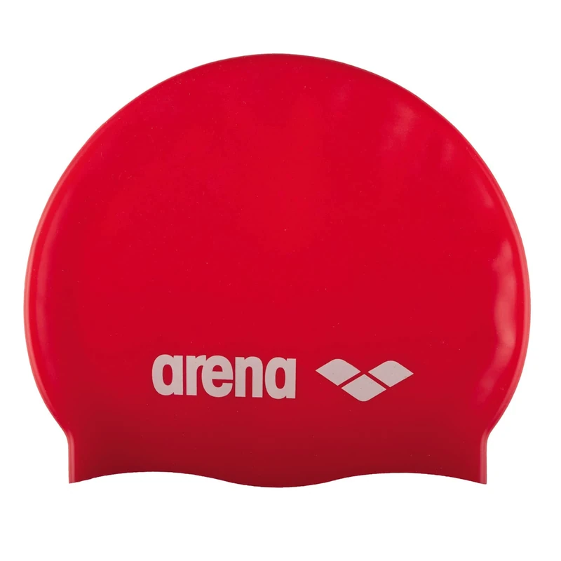 arena Classic Unisex Silikon-Badekappe, Schwimmkappe für Frauen und Männer, Badekappe mit Verstärktem Rand, Weiche und Strapazierfähige Schwimmkappe