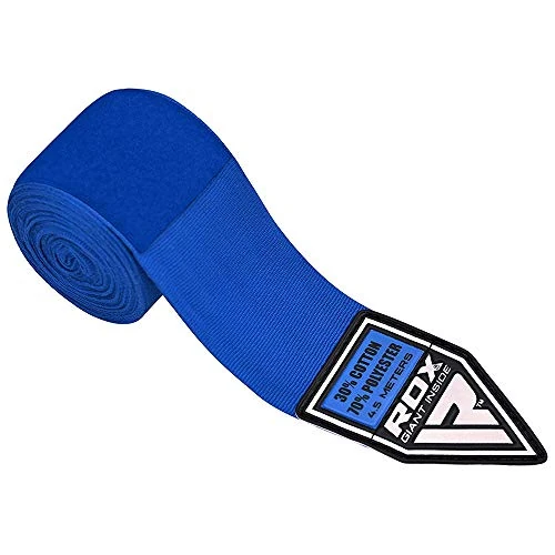 RDX Boxen Boxbandagen Wraps MMA Elastisch Handschuhe Daumenschlaufe 4,5 Meter Innenhandschuhe Muay Thai (MEHRWEG)