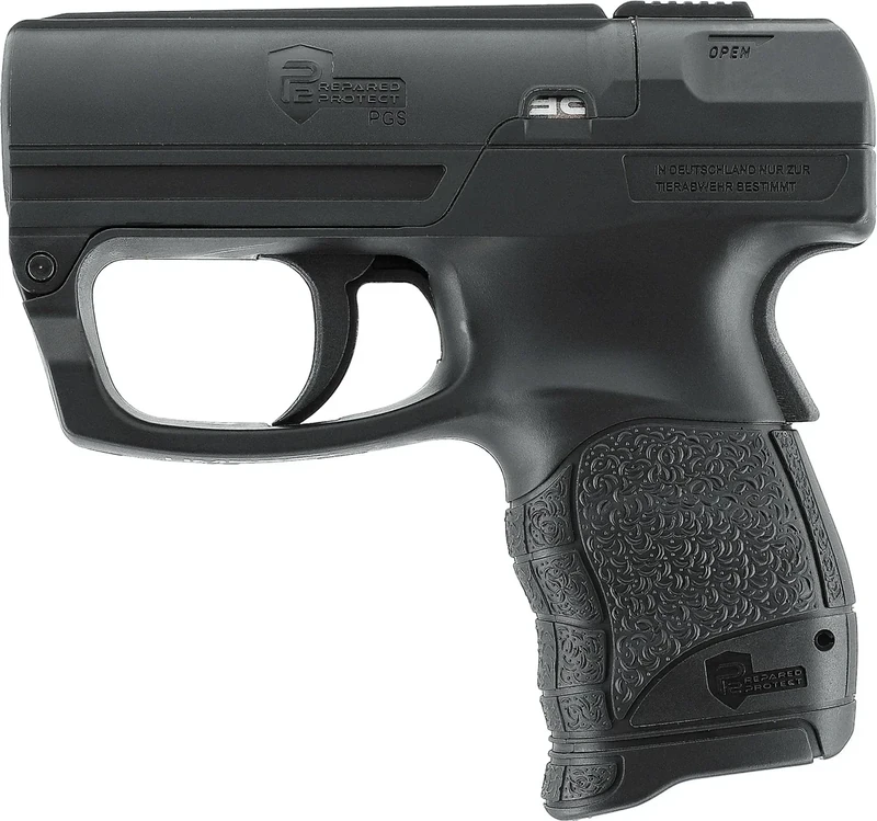 P2P Pfefferpistole PGS, Tierabwehr Waffe , inkl. Pfefferspraykartusche, Abwehrset zur Selbstverteidigung von Tieren