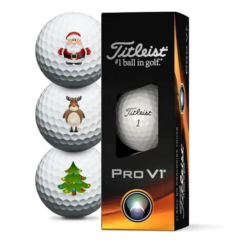 Titleist Pro V1 Weihnachts-Golfbälle - 3er Pack