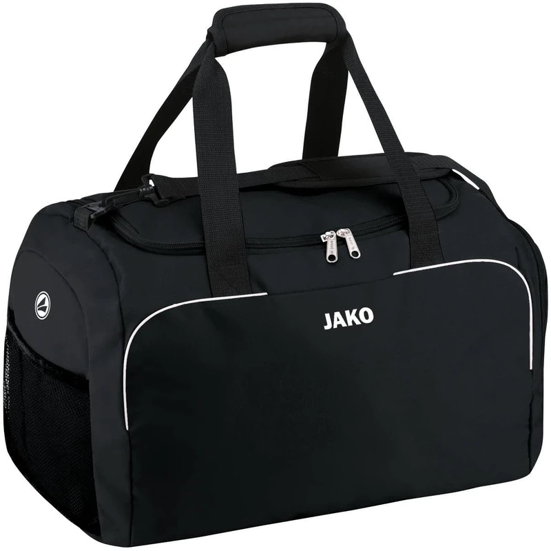 JAKO Sporttasche Herren Classico - Gym Bag mit Innentasche, geräumigem Hauptfach mit 2 Wege-Reißverschluss & Mesh-Fach, Verstellbarer Schultergurt