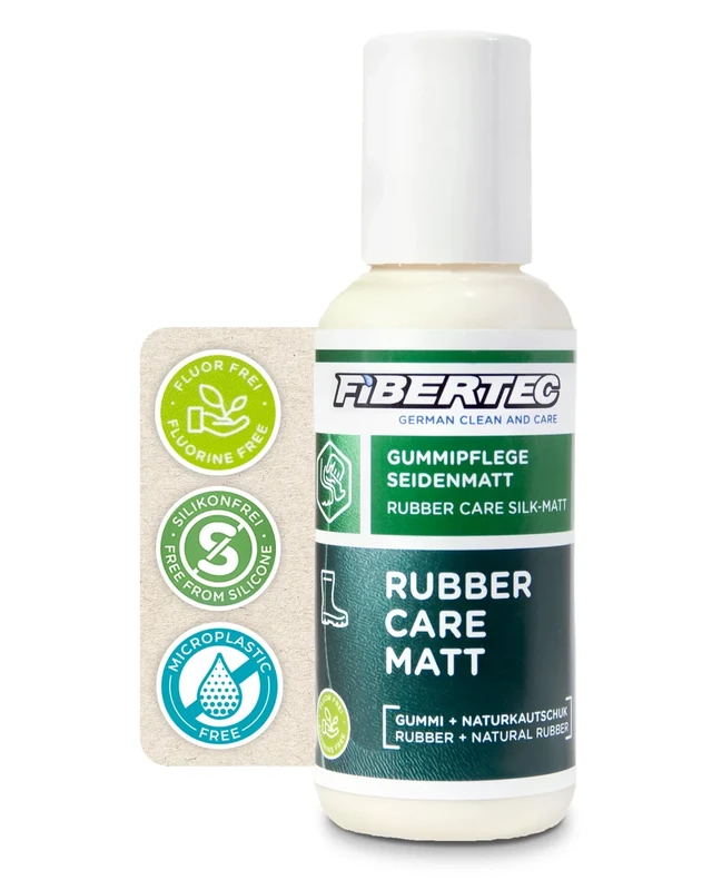 Fibertec Gummi- und Kautschuk-Pflege für Gummistiefel und Bootshäute, matt, 100ml,