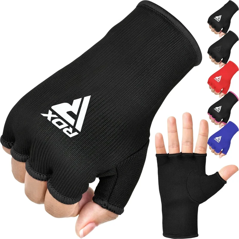 RDX Innenhandschuhe Boxen Muay Thai MMA Training, Elastisch Boxbandagen Kampfsport Sparring Handbandagen, Inner Boxing Gloves, Boxsack Punchingbälle Punchinghandschuhe