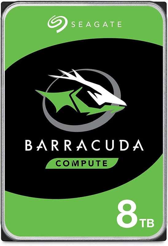 Seagate BarraCuda Pro 8TB interne Festplatte, 3.5 Zoll, 7200 u/min, 256 MB Cache, SATA 6GB/s, silber, Bulk, Modellnr.: ST8000DM0004