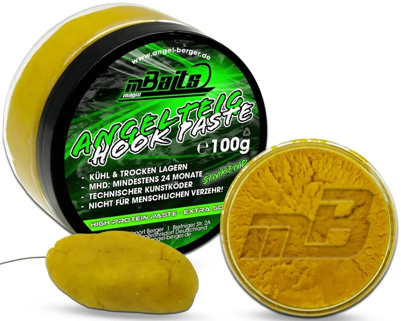 Magic Baits Angelteig Hook Paste sinkend Karpfenteig Angelköder Angelfutter Fertigteig (Käse)