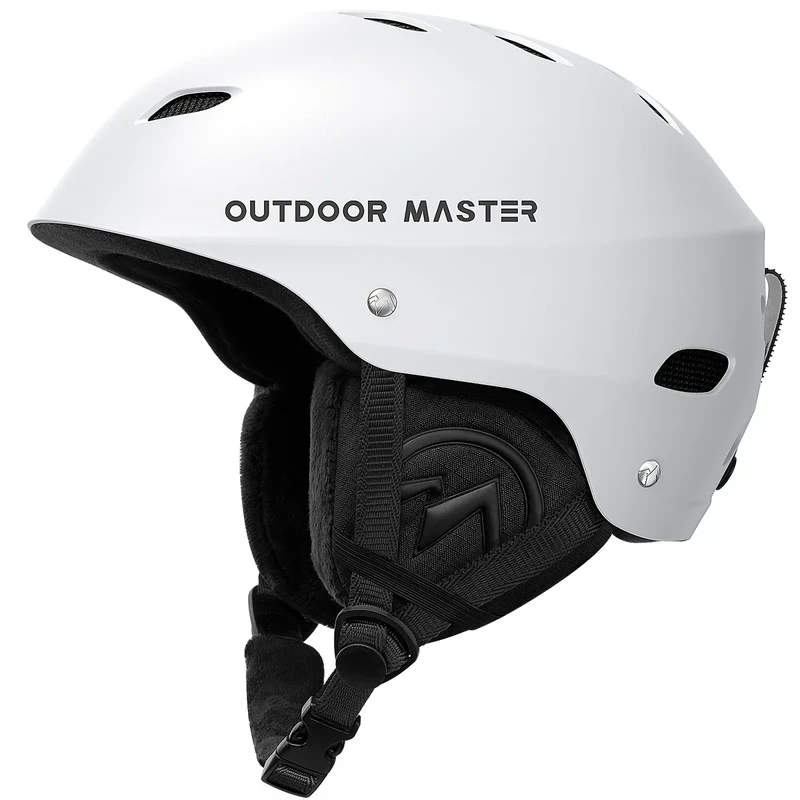 OutdoorMaster Kelvin Unisex Skihelm - Schneesporthelm für Skifahren/Snowboard mit Belüftungssystem, Schneehelm für Herren, Damen & Jugend