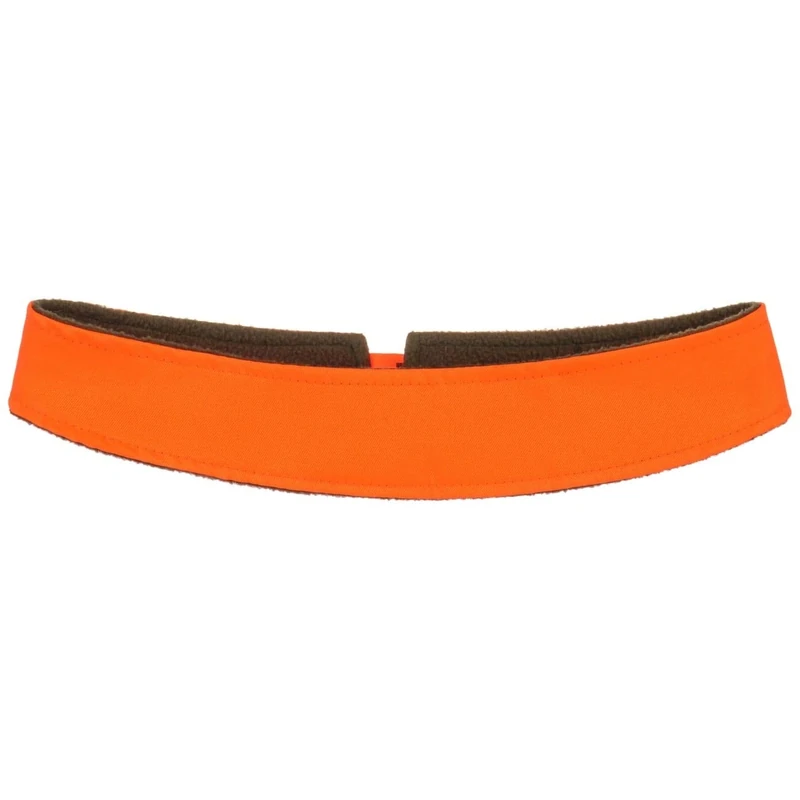 Lipodo Signalband für Hüte Damen Herren Hutband mit Fleecefutter Reflektierendes Band Leuchtend Passend für 55-65 cm Neonorange One Size