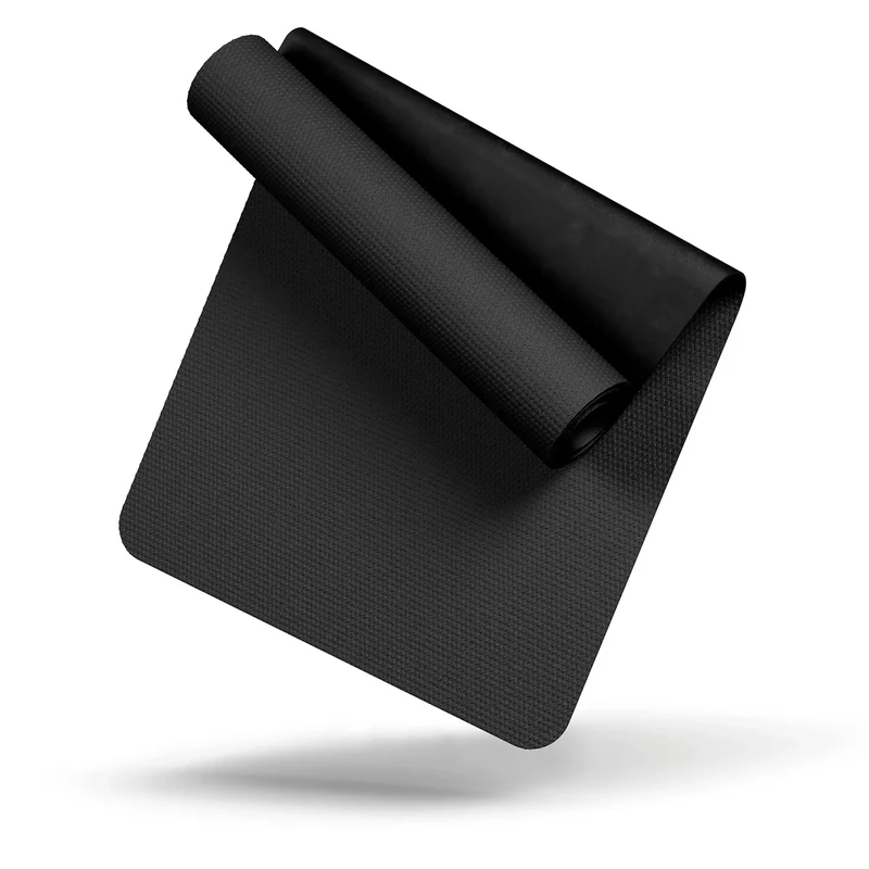 LILENO SPORTS Bodenschutzmatte (90x200 cm) - extra wiederstandsfähige Laufband Matte 8 mm Dicke - Fitness Unterlegmatte für Crosstrainer, Rollentrainer und andere Fitnessgeräte - auch für Yoga