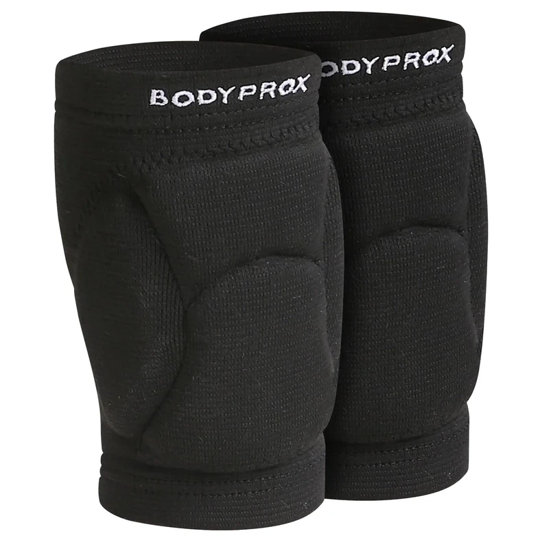 Bodyprox, Volleyball-Knieschoner für Jugendliche, Unisex, 1 Paar, Schwarz, 8-13 Years - Image 1