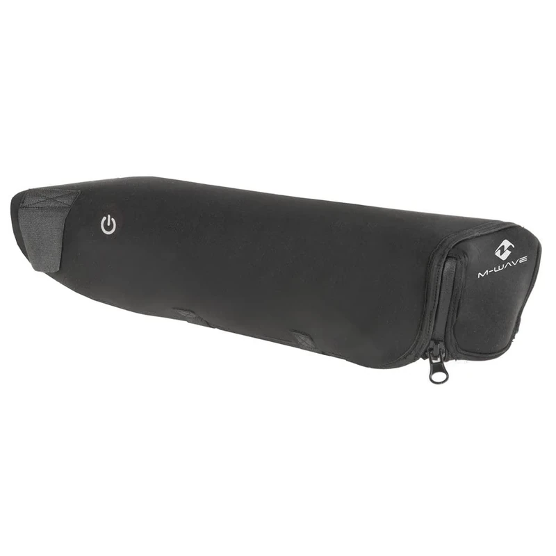 E-Bike Akku-Schutzhülle, für Gepäckträgerakku, isolierend, passend für Bosch/Shimano, Ladeöffnung, E-Protect Carrier von M-WAVE, Schwarz