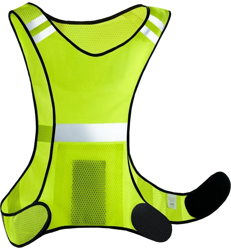 Prowiste Reflektierende Fahrradweste - Laufweste für Damen & Herren - Warnweste für Joggen & Radfahren - Atmungsaktive Sicherheitsweste - Leicht & Sichtbar (S-L)