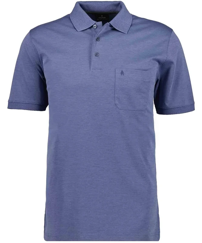 Ragman Herren Kurzarm Softknit Poloshirt ,Gr:-L ,Farbe:-Türkisblau L Türkisblau