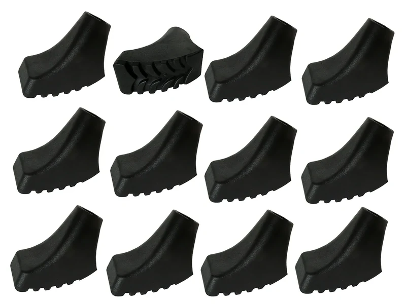 12 Stück / 6 Paar Nordic Walking Pads Trekking Gummipuffer X-4TTW für alle gängigen Nordic Walking Stöcke - für den Nordic Walking Stock mit einen Durchmesser von 10mm - auch als Geschenk geeignet
