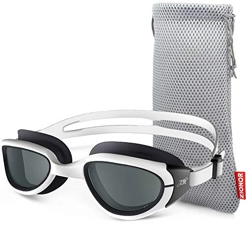 ZIONOR Schwimmbrille, G8 Komfort Anti Nebel Schwimmbrille für Herren und Damen, UV-Schutz, Spiegel/Klar Linse, Verstellbar Gurt, Profi Schwimmbrillen für Erwachsene Jugendliche