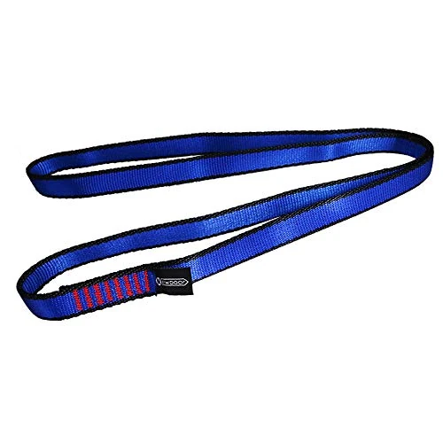 NewDoar Kletterschlinge 16 mm Nylon-Schlingenläufer 22 KN 4840 LB Kletterseil zum Klettern, Erstellen von Ankersystemen, Abseilausrüstung, perfekt für Baumarbeiten-Blue/240/1