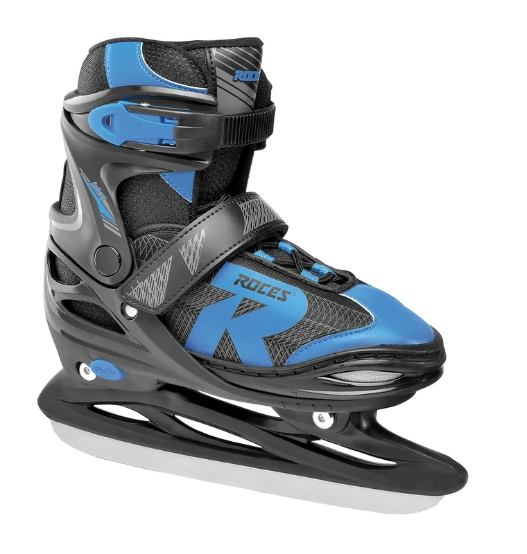 Roces Kinder Jokey Ice 2.0 Boy Verstellbarer Schlittschuh, black-astro blue, 38-41 EU - Image 1