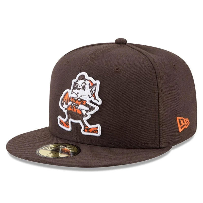 New Era Cleveland Browns CC Logo NFL Cap 59fifty 5950 Fitted Basecap Kappe Men Special Limited Edition
