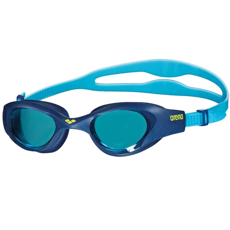 ARENA The One Junior Kinderschwimmbrille, Schwimmbrille mit Großen Gläsern, Anti-Beschlag und UV-Schutz, Selbstjustierender Nasensteg, Orbit-Proof-Dichtungen