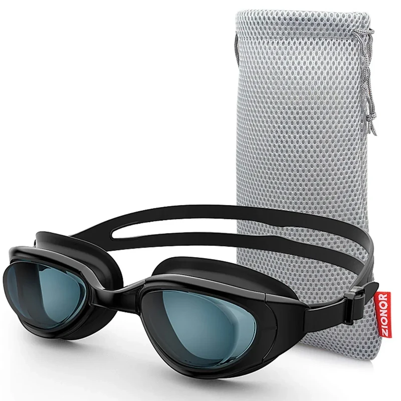 ZIONOR Optische Schwimmbrille, G7 Auslaufsicher & Anti-Beschlag Profi Korrekturglas Schwimmbrillen mit Sehstärke/Dioptrien, 100% UV-Schutz für Herren Damen Outdoor-Schwimmer (Dioptrien -2,0 bis -7,0) - Image 1
