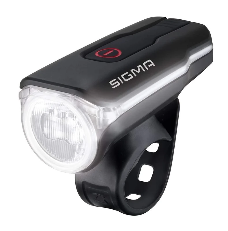 SIGMA Aura 60 USB | Fahrrad Frontleuchte mit 60 LUX | StVZO zugelassenes, akkubetriebenes Vorderlicht | 3 Leuchtmodi | wetterfestes & wiederaufladbares Frontlicht - Image 1